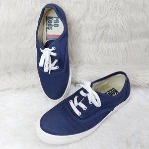 Pro-Keds Women's Navy Blue Lace Up Athletic Sneakers US 8